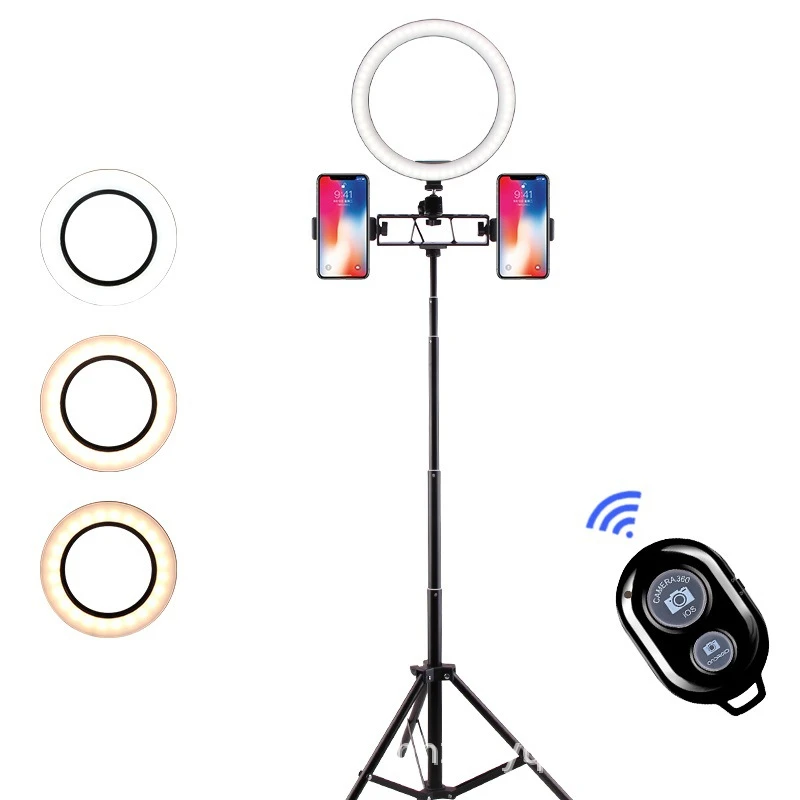 

Photography light beauty light multi-function bluetooth self-timer tripod mobile phone photography bracket live LED fill light