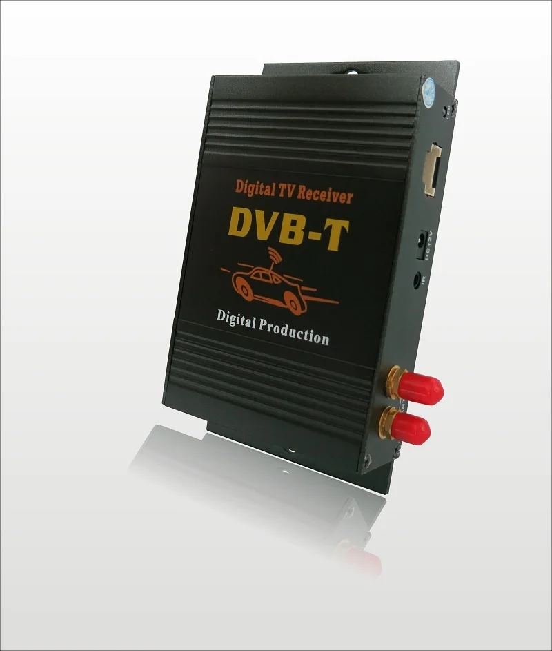 DVB-T автомобильный 160-250 км/ч HD MPEG-4 Два чипа тюнер две антенны DVB T автомобильное цифровое тв тюнер приемник набор верхней коробки