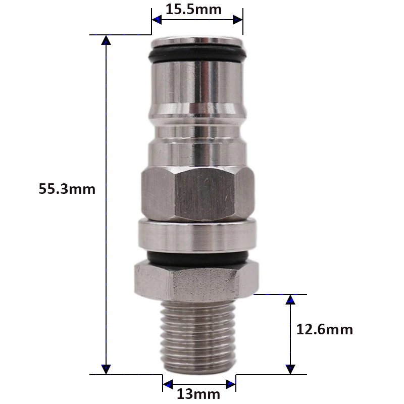 Homebrew 19/32-1" UNF шариковый замок с 1/4 дюймовой резьбой в сборе шариковый замок с 1/4 дюймовой перегородкой