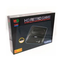 DHL 720 Точек на дюйм HDMI ТВ игровой консоли Sega megadrive2 MD2 Ретро игры с HDMI Выход 2.4 г Беспроводной контроллер С 18in1 игры