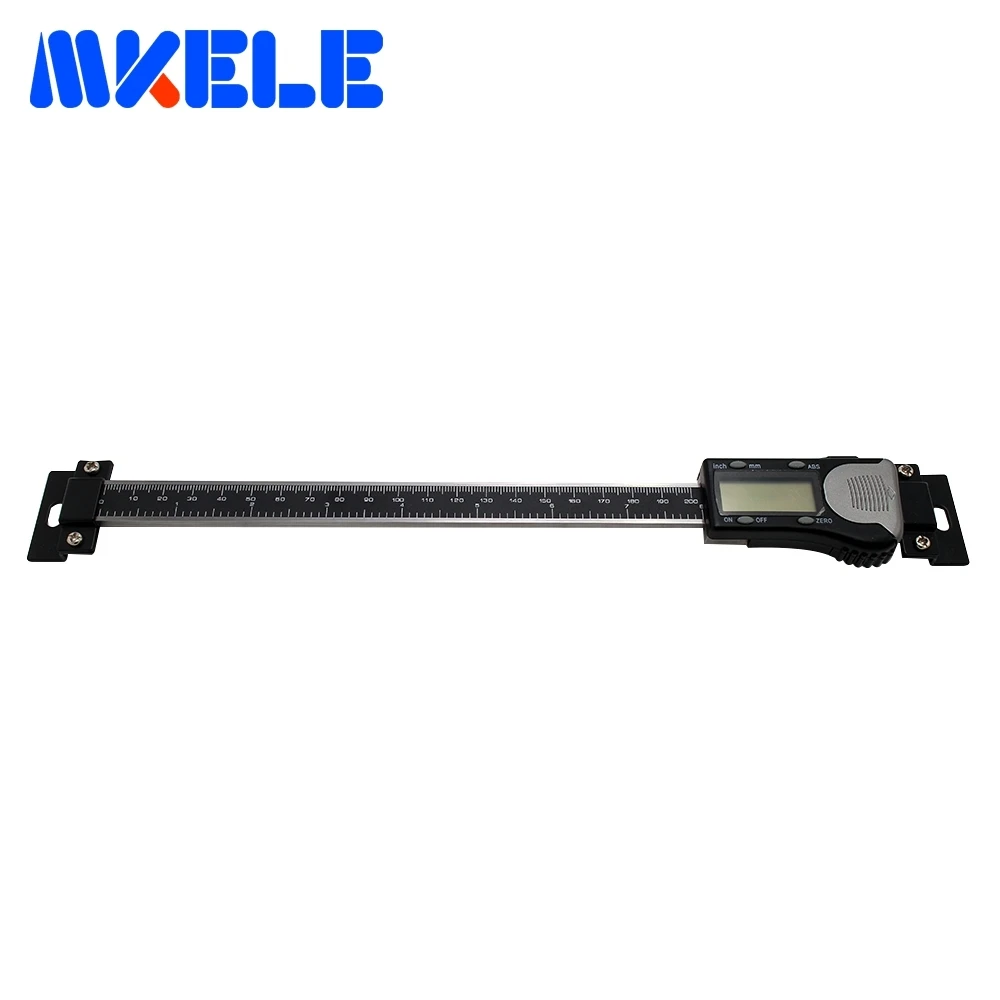 

0-200mm Digital Scale Horizontal Stainless Steel Digital Horizontal Linear Scale LCD Display Caliper Scale high Accuracy