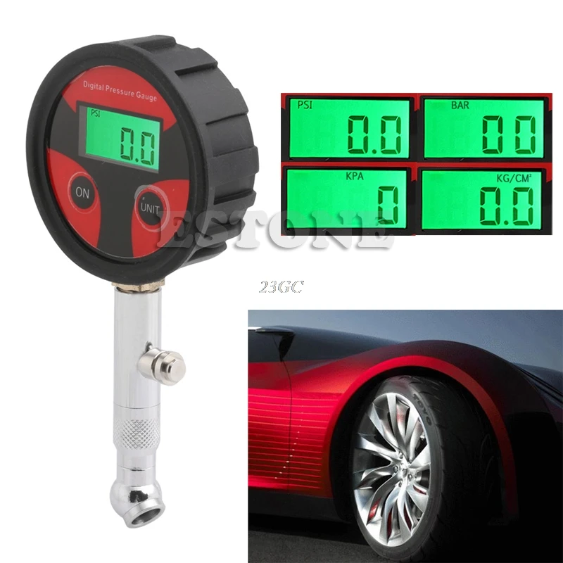 

Tire LCD Air Pressure Gauge Digital Meter Vehicle Tester Car Truck Motorcycle JUN02_40