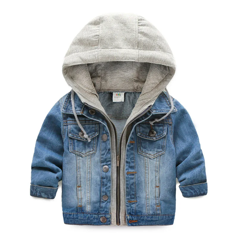 2018 casual spring children clothing kids denim jacket ...