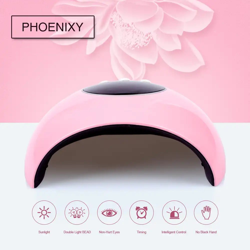 Phoenixy Новинка 24 Вт УФ светодиодная лампа Сушилка для ногтей инфракрасное