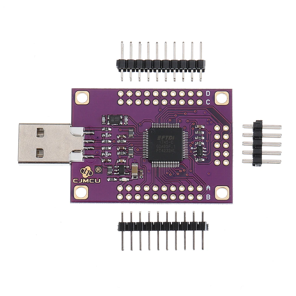 

Serial Module FT4232HL USB to RS232/RS485/RS422/UART/JTAG/SPI/I2C Board For CJMCU-4232