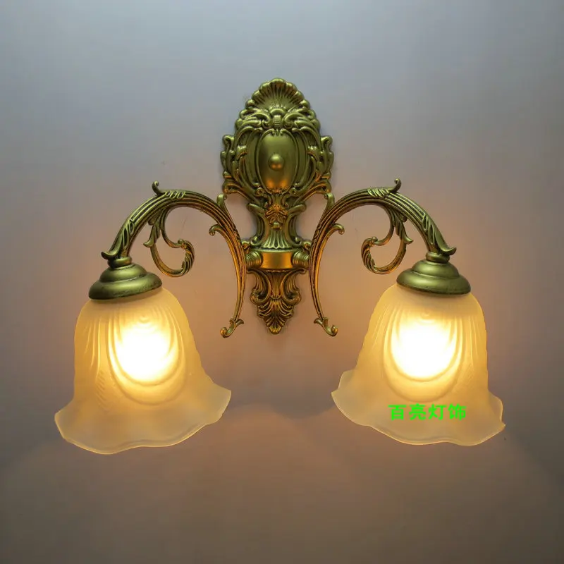 rustic antique lamp aisle lights 2PCS Fashion double slider wall lamp mirror light bed lighting wall lamps ZZP425452