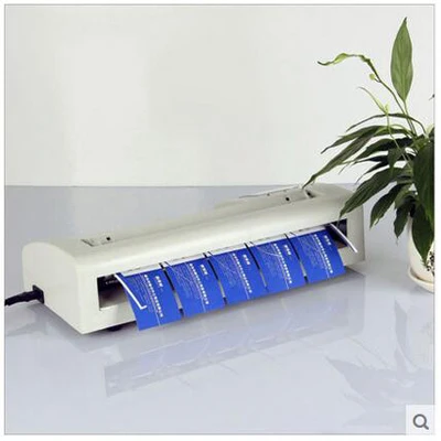 1PC 220V 300B 명함 커터 전기 자동 슬리터 종이 카드 절단기 DIY 도구 A4 및 편지 크기