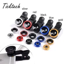 500 шт./лот Рыбий глаз объектив 3 в 1 мобильный телефон клип линзы, рыбий глаз Широкоугольный макро объектив камеры для iphone samsung xiaomi DHL