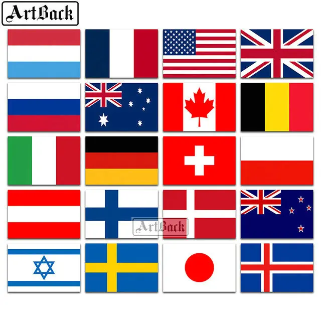

21 countries flag icon 5D diamond painting full square / round diamond embroidery 3d rhinestone home decoration painting flag