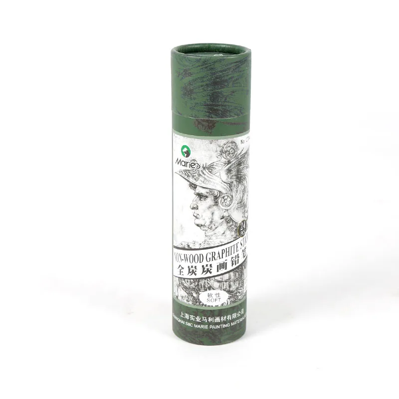

Maries full charcoal pencil sketch in soft carbon pen school professional painting art special painting brush