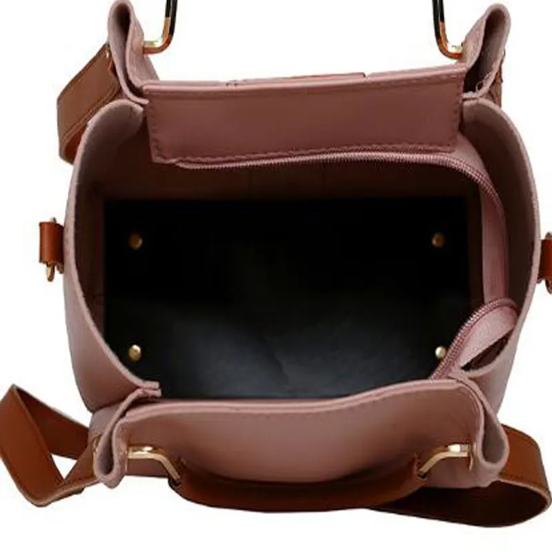 LADSOUL модная женская композитная сумка для отдыха из искусственной кожи с одним ремнем через плечо 6476