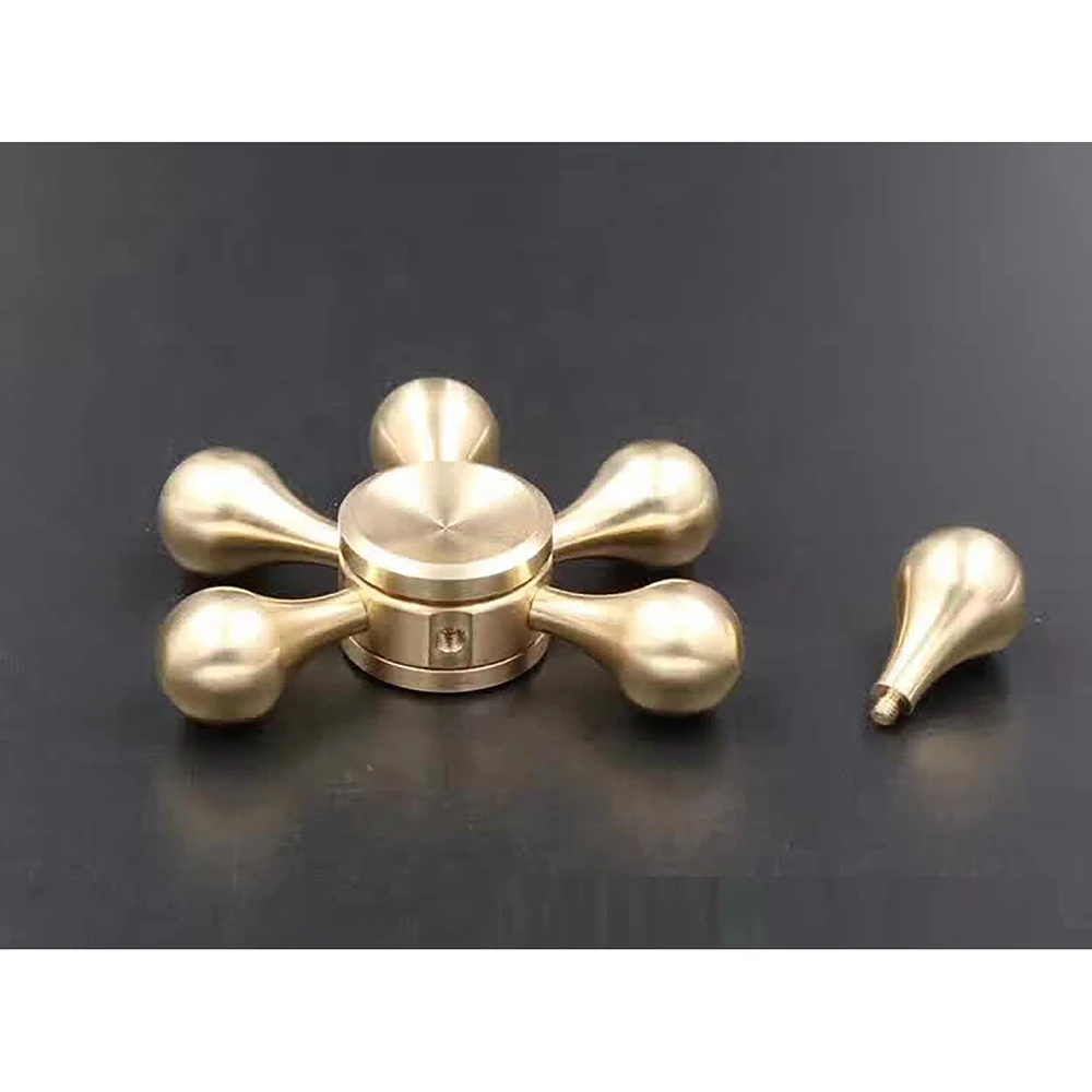 Fidget Spinner Brass Metal EDC Finger Spinner Anti Stress Hand Spinner For Autism ADHD Toys Gift Spinning Top Fidget Toys (12)