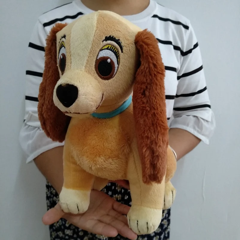 Free Shipping 30cm 11 8inch Original Lady and the Tramp font b Toy b font Sitting