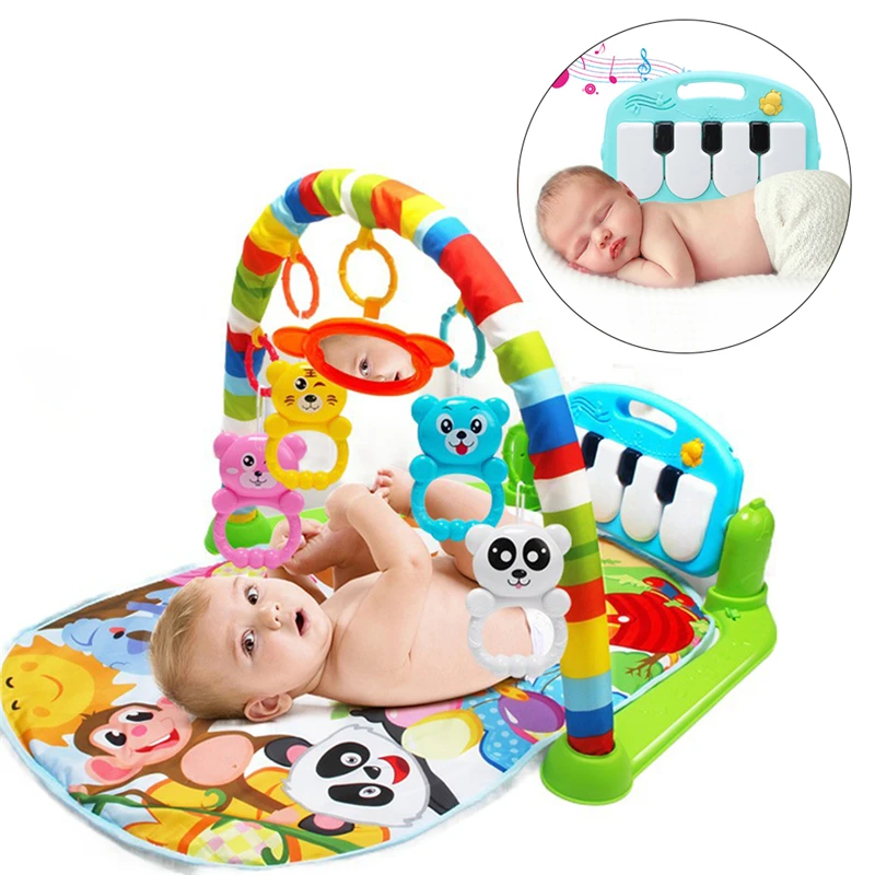 Baby Mat Kids Rug Crawling Music Developing Piano Child Play Puzzle Toy Keyboard Gym Carpet Education Rack | Игрушки и хобби