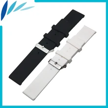 Silicone Rubber Watch Band 24mm for Sony Smartwatch 2 SW2 Stainless Steel Pin Clasp Strap Wrist Loop Belt Bracelet + Spring Bar 24mm silicone rubber watch band for sony smartwatch 2 sw2 dual brush 316l stainless steel buckle strap wrist belt bracelet black