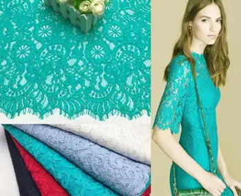 

150*150cm 6 Colors Hollow Flower Tassel Lace Cloth Guipure Lace Fabric For Apparel Sewing Wedding dress Diy Doll