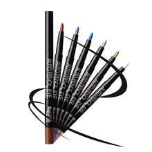 Eye Shadow 12 Color Pearl Shimmer Eyeliner Eye Shadow Pen Automatic Rotation Eye Shadow & Liner Combination -B118