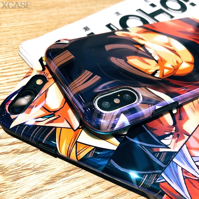 Чехол для iPhone 11 Pro X XS Max XR 6 6S 7 8 Plus Goku Blu-Ray