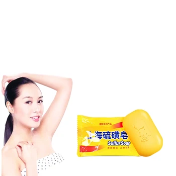 

85g Handmade Sulfur Soap Skin Whitening Blackhead Remover Acne Treatment sterilization moisturizing care Soap