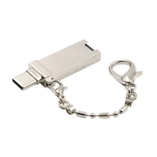 Usb 3,1 type C Алюминиевый Otg телефон мульти карта памяти ридер адаптер кардридер для Micro Sd/tf Microsd компьютер ноутбук
