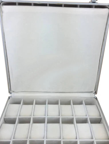 Роскошный Алюминиевый Чехол для часов и ювелирных изделий чехол хранения с