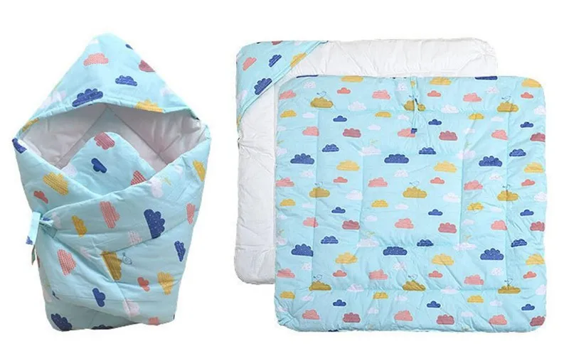 Blue cloud cotton