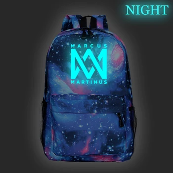 

Boys Girls teens Backpacks Marcus & martinus Luminous School Bags beautiful Backpack for boys girls back to school Mochila