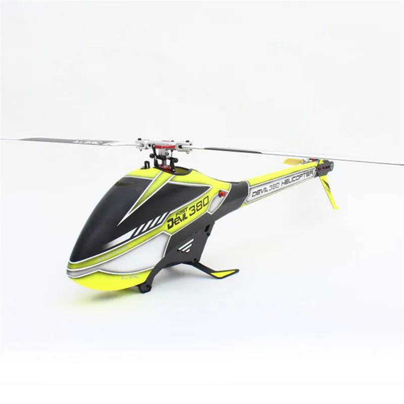 

ALZRC Devil 380 FAST FBL 6CH 3D Red/Yellow Flying RC Helicopter Kit Indoor Outdoor Toys For Children Kids Gifts 55x20x13cm