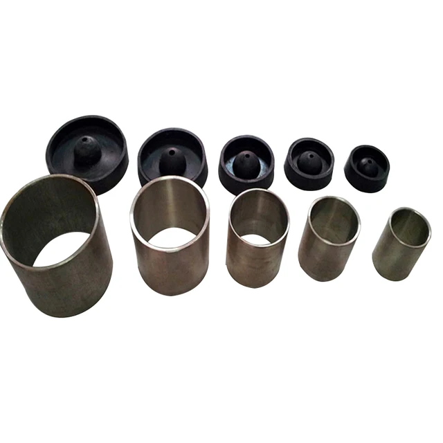 5 SETS DENTAL LAB STAINLESS STEEL ROUND CASTING FLASKS RINGS INVESTMENT
