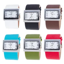 Новая мода CCQ роскошные кожаные часы Мужские Женские наручные часы для женщин нарядные кварцевые часы relogio masculino