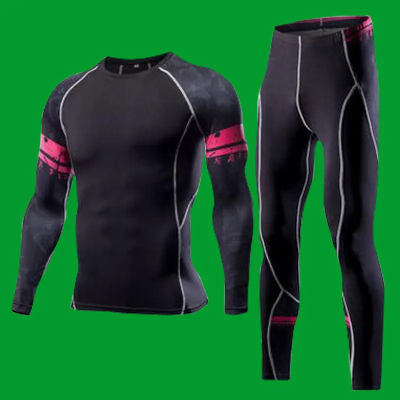 2017 New Winter Men Thermal Underwear Sets Elastic Warm Fleece Long Johns for Men Polartec