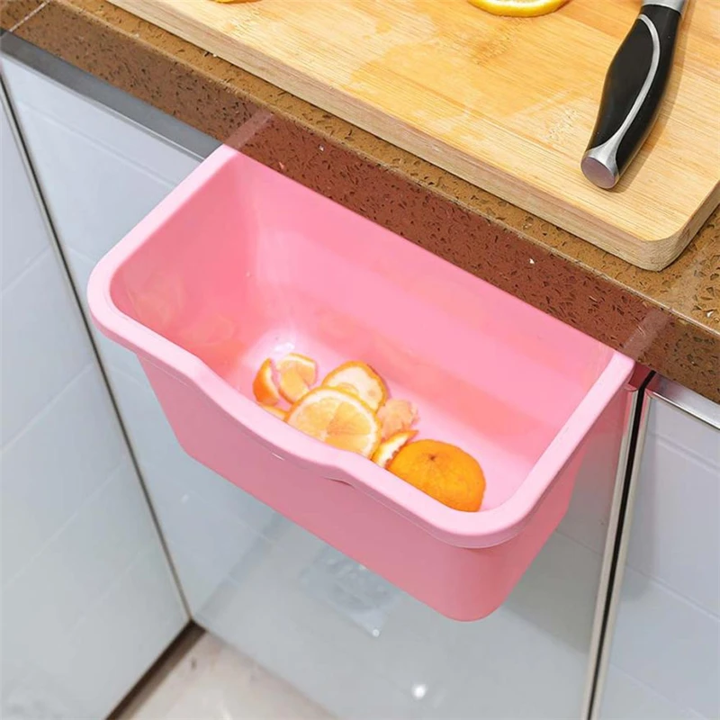 2018 New  Environmental Hanging Kitchen Cabinet Door Trash Rack Style Storage Garbage drawers Boxs hot selling good qualityC022311