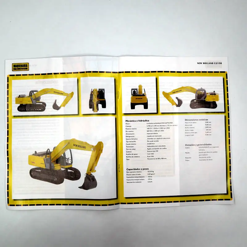 Maquinaria Para conctcion 1/87 новая Холланд E215B экскаватор инженерные транспортные средства литья под давлением модели серии коллекция