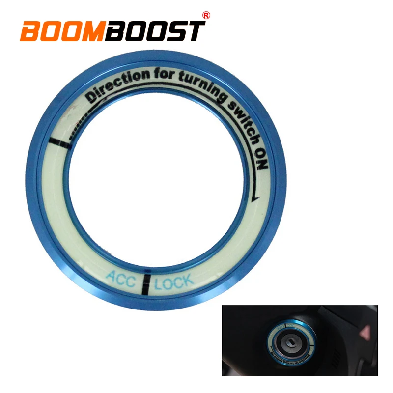 

Ignition key ring decoration car stickers dedicated luminous four-color paste For Nissan/Tiida