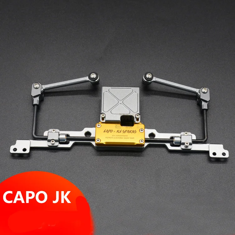 

1Set Capo JK MAX RC Car Remote Locking Sway Bar Metal Rear Axle Anti Roll Bar for RC 4WD Rock Crawler Climbing Car Upgrade Parts