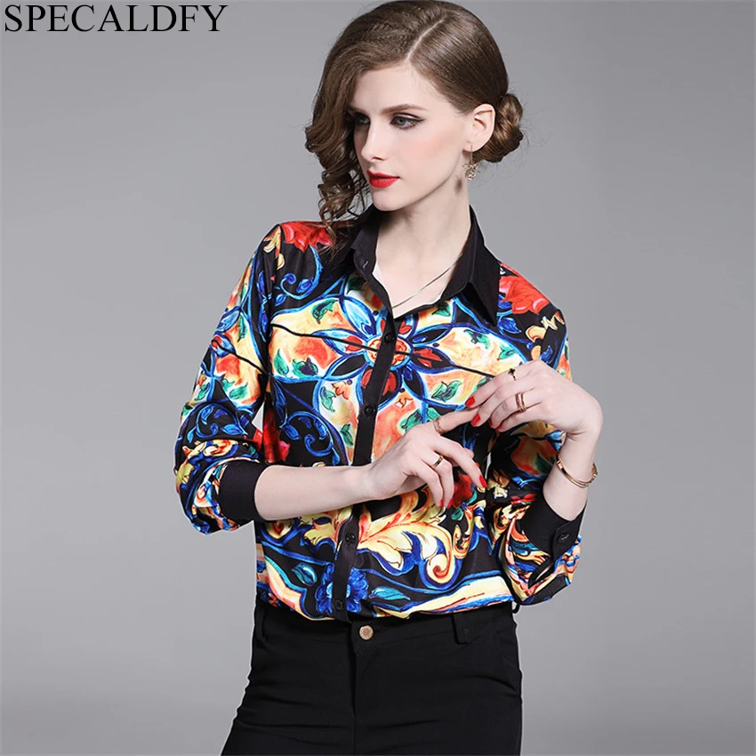 Дизайнерские топы для подиума 2020 Весенняя рубашка с длинным рукавом Женские