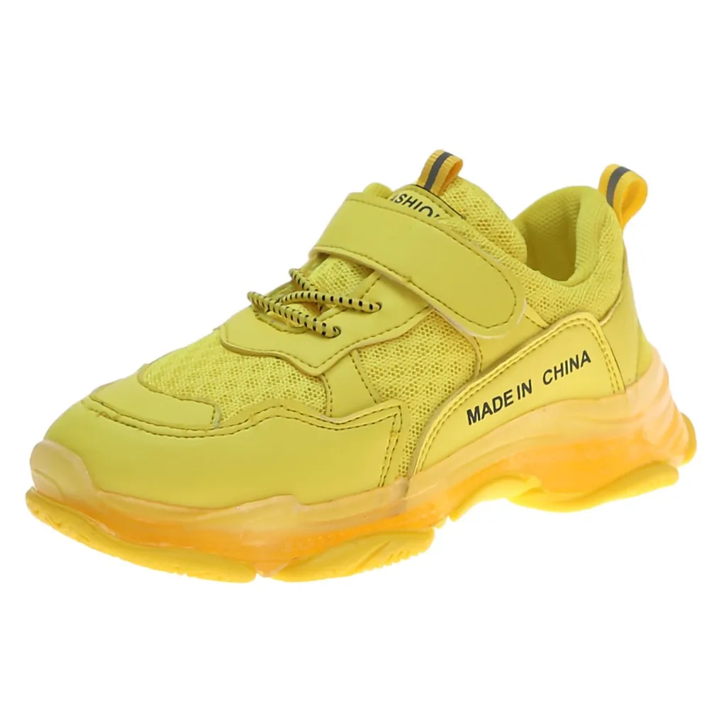 Новинка; детская светящаяся обувь для мальчиков и девочек; спортивная обувь для бега для маленьких мальчиков и девочек; однотонные сетчатые светящиеся спортивные кроссовки для бега;# Y1