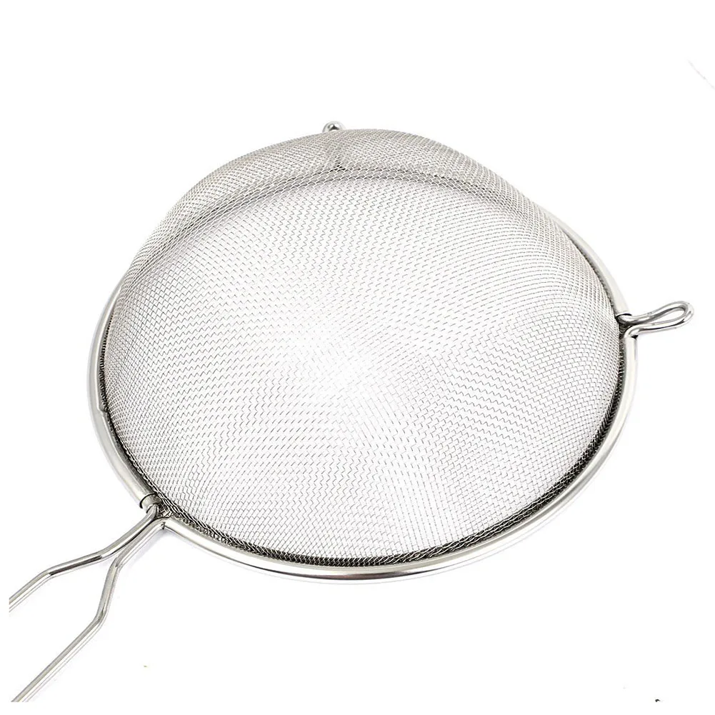 Kitchen Flour Colander Sifter Sieve Oil Mesh Wire Strainer 16cm Diain Colanders & Strainers