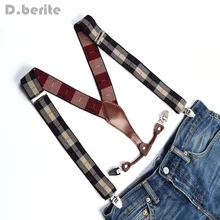 Мужские Регулируемые Эластичные подтяжки с зажимом, унисекс, сетчатые подтяжки 3,5 см, ширина BD636