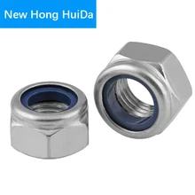 DIN985 Stainles Steel Hex Nylon Lock Nut Thread Metric self-locking locknut M2 M2.5 M3 M4 M5 M6 M8 M10 M12 DIN985 Stainles Steel Hex Nylon Lock Nut Thread Metric self-locking locknut M2 M2.5 M3 M4 M5 M6 M8 M10 M12