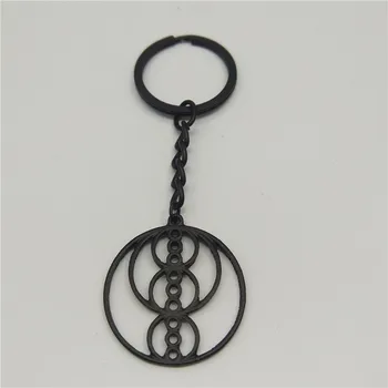 

Hot Trendy Sacred keychain Fibonacci Golden ratio keychain for women geometry keychain