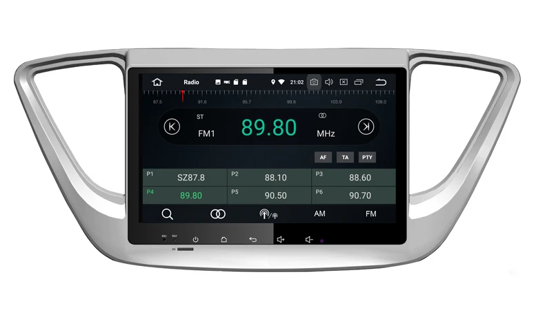 Clearance Android 9.0 octa core 4g ram 64g rom car dvd multimedia player for Hyundai Verna Accent Solaris 2017-2019 car radio audio wifi 1