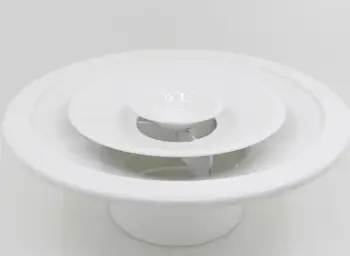 

100-250mm Aluminum alloy Round Diffuser Ducting Ventilation Cover adjustable Air Vent Grill Cover