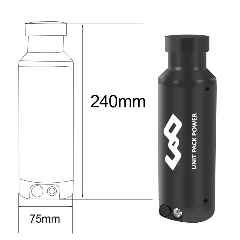 Новые маленькие бутылки воды Батарея е-байка 36В 6.4Ah, фара для электровелосипеда в литиевая Батарея с 20A BMS защита для 350 Вт 250 Вт мотор
