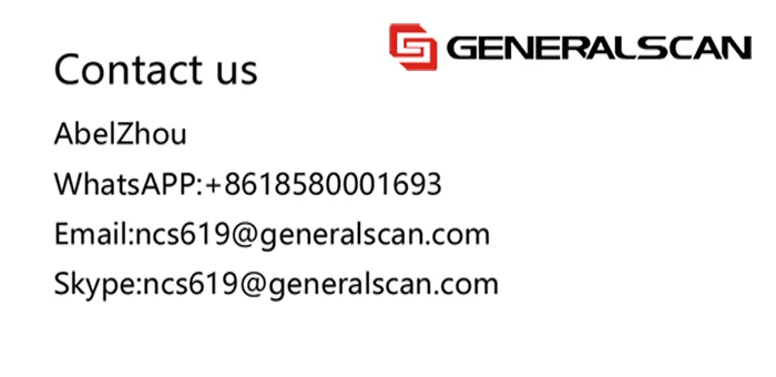 Generalscan 2D Wireless Bluetooth/USB Wearable Ring Barcode Scanner GS R1500BT-HW with Wearable Armband AB2000 (GS07)
