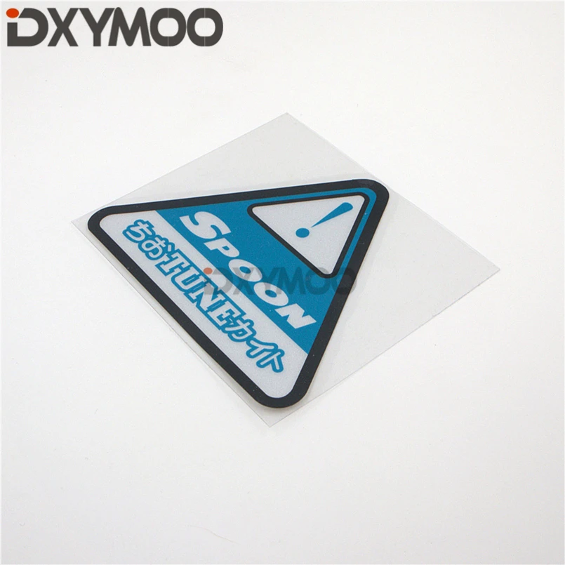 

Motocross Spoon Sports Japanese Tune Motorcycle Bike Stickers Car Styling Vinyl Tape Bumper 10x8cm