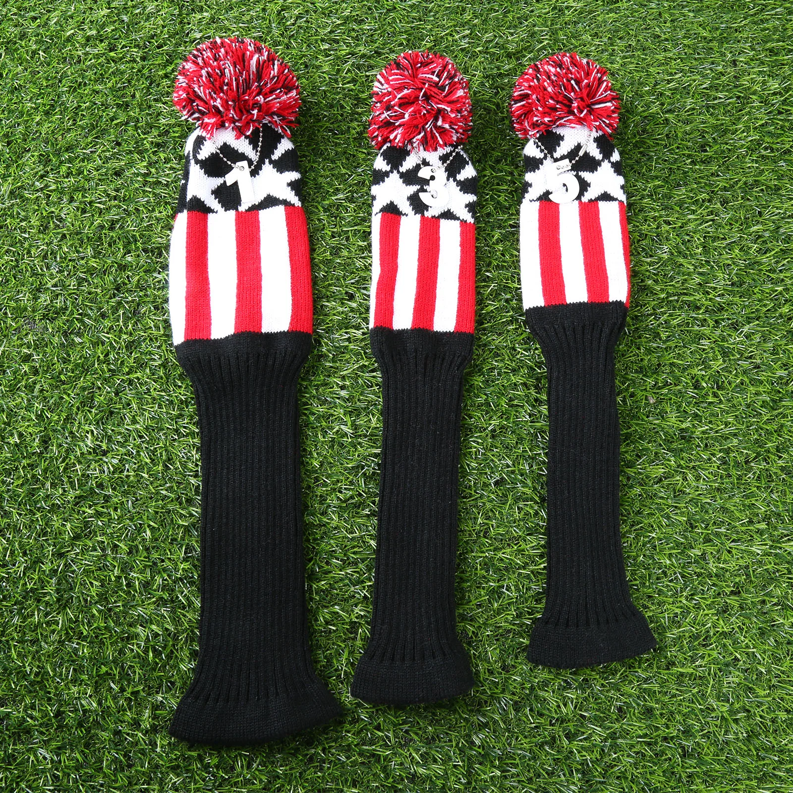 Buy Star Kniting Head Covers Wool Pompom Golf Club