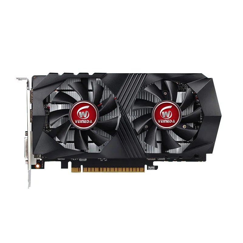 Видеокарта VEINIDA GTX1050 GUP 2 ГБ GDDR5 128 битная видеокарта для настольного ПК PCI Express 3 0