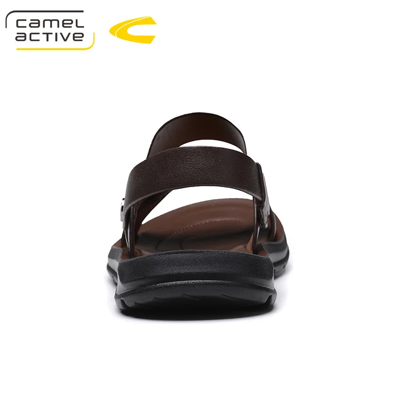 Мужские кожаные сандалии Camel Active дышащие пляжные босоножки гладиаторы летняя