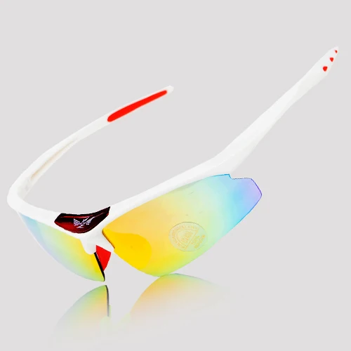Mountainpeak Велоспорт очки поляризованные очки для близоруких рамки открытый Велосипедный спорт спортивные ветер и песок 516 - Цвет: Белый